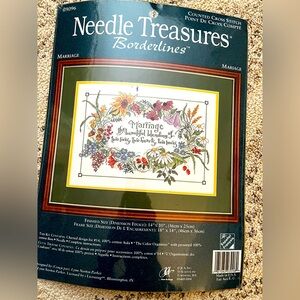 NWT Needle Treasures Borderline Counted Cross Stitch